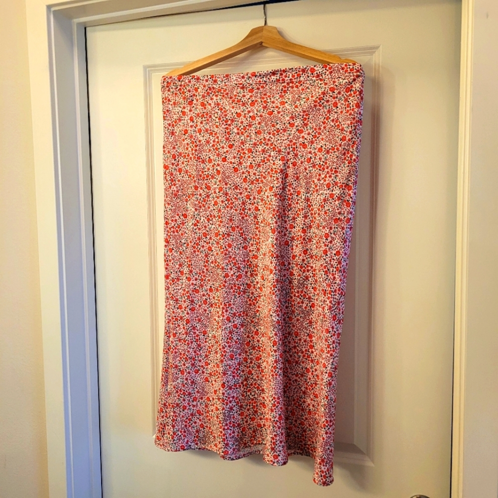 Resa Isabel floral midi skirt